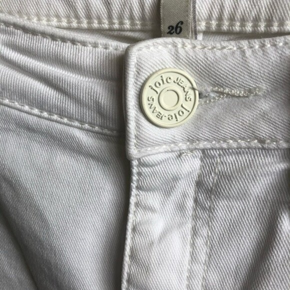 Joie White Mid Rise Skinny Jeans Size 26 - Picture 3 of 8